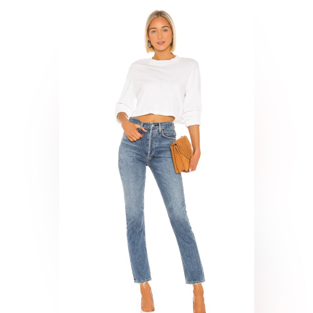 Agolde Riley Button Fly Jeans - Size 28